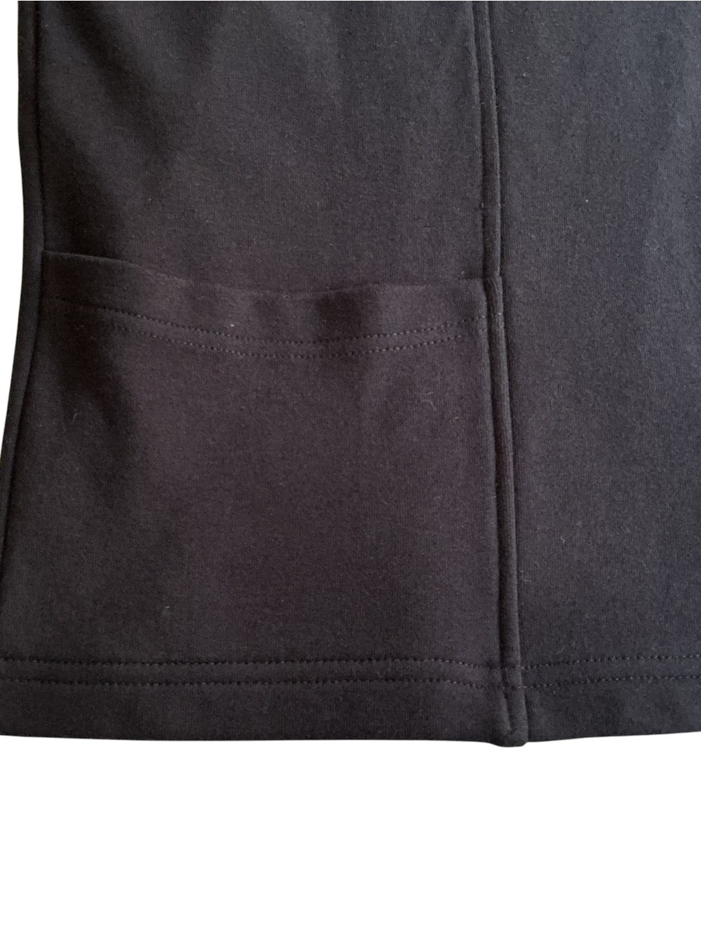Jones New York Petite Medium Black Cotton Full Zip Knit Jacket Cardigan Pockets - Picture 6 of 10